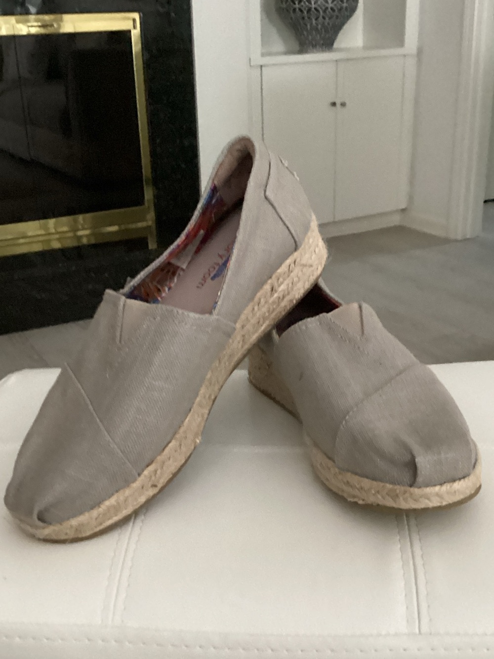 BOBS from Skechers Women's Espadrille Slip-Ons in Taupe